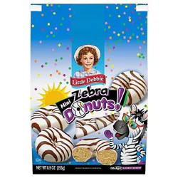 Snack Cakes Little Debbie Family Pack Zebra Mini Donuts - 8.9 Oz