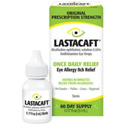 Lastacaft Once Daily Eye Allergy Itch Relief Drops - 0.17 Fl. Oz.