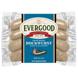 Evergood Swiss Brand Bockwurst - 12 Oz
