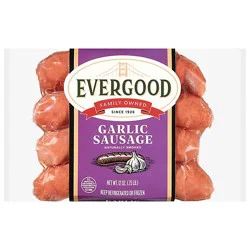 Evergood Garlic Sausage - 12 Oz