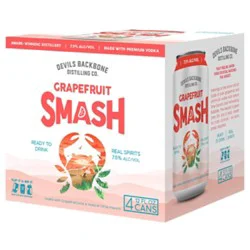 Devils Backbone Distilling Co. Grapefruit Smash 7.5% In Cans - 4-12 Fl. Oz.