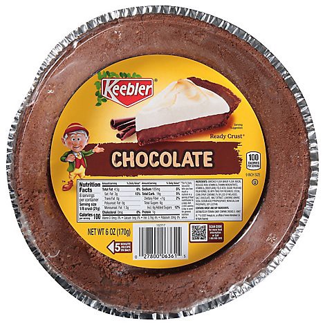 slide 1 of 1, Keebler Chocolate Pie Crusts - 6 OZ, 6 oz
