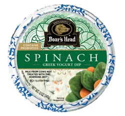 Boars Head Spinach Greek Yogurt Dip - 12 Oz