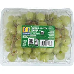 O Organics Seedless Green Grapes - 2 Lb