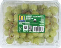 O Organics Seedless Green Grapes - 2 Lb