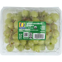 O Organics Seedless Green Grapes - 2 Lb