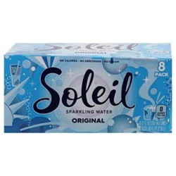 Soleil Sparkling Water Original - 8-12 Fl. Oz.