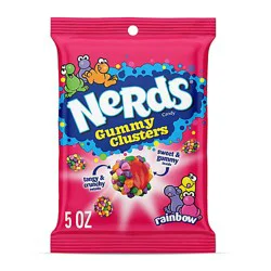 Nerds Gummy Clusters Rainbow Crunchy And Gummy Candy - 5 Oz