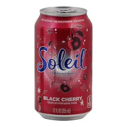 Signature Select Soleil Water Sparkling Black Cherry - 12 Fz