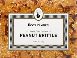 See's Candies Peanut Brittle - 9-10 Oz