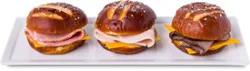 Ready Meals Trio Pretzel Slider Sandwich - Each