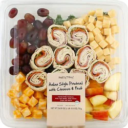 Signature Cafe Italian Style Pinwheel Cheese & Fruit Tray - 25.6 Oz