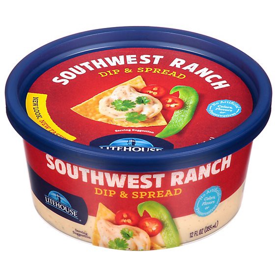 slide 1 of 10, Litehouse Southwest Jalapeno Ranch Dip - 12 Fz, 12 fl oz