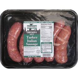 Lombardi's Mild Turkey Italian Sausage - 16 Oz