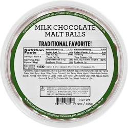 Chocolate Maltballs - 9 Oz