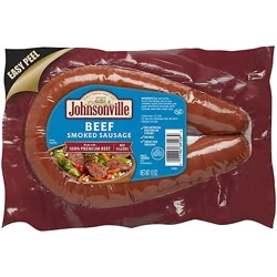 Johnsonville Smoked Beef Sausage Rope - 12 Oz