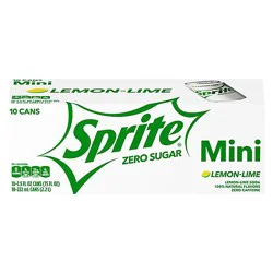 Sprite Zero Sugar Fridge Pack Cans - 10-7.5 Fz