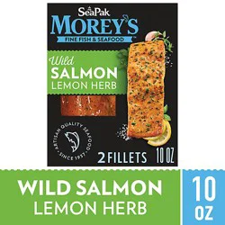 Moreys Salmon Wild Pacific Lemon Herb - 10 Oz
