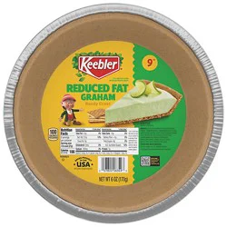 Keebler Ready Crust Reduced Fat Graham Cracker Pie Crust Premade Crust 9-Inch - 6 Oz