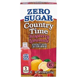 Country Time On The Go Powdered Soft Drink Raspberry Lemonade - .48 Oz