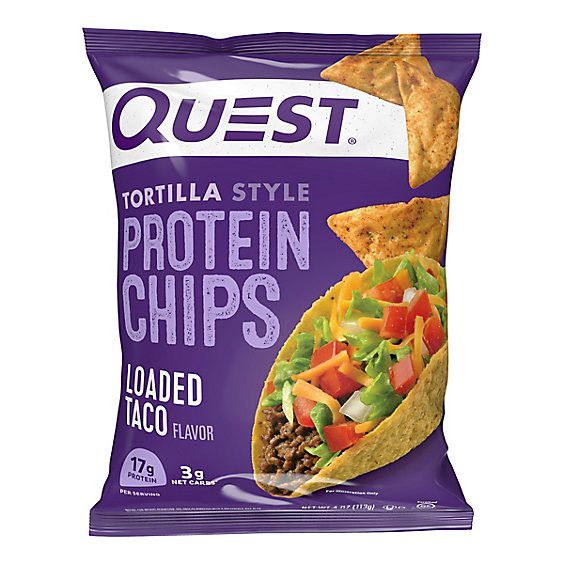 slide 1 of 11, Quest Loaded Taco Chips - 1.1 Oz, 1.1 oz