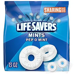 Life Savers Hard Candy Pep-O-Mint Breath Mints Sharing Size - 13 Oz