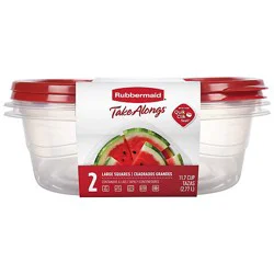 Rm Tka Square 11.7c Ruby Container - 2 Ct