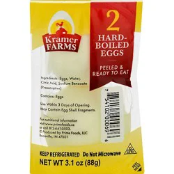 Kramer Farms Hardboiled Egg Pillow Pack - 2-3.1 Oz