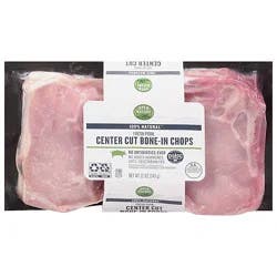 Open Nature Pork Chop Center Cut Bi - 12 Oz