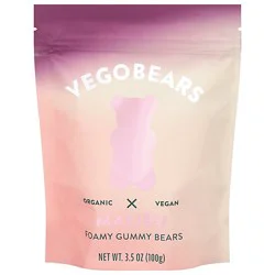 Vegobears Gummy Bear Cherry Raspberry - 3.5 Oz