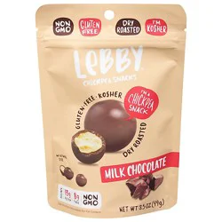 Lebby Snacks Chickpea Mlk Chocolate Covered - 3.5 Oz