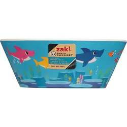 Zak Baby Shark 6in Melamine Bamboo - 1 Ea