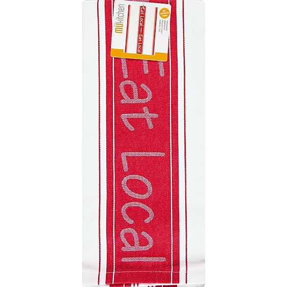 slide 1 of 1, Mei E Jacquard Towel 20x30 Eat Local - Ea, 1 ct