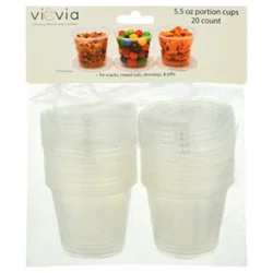 Viovia Portion Cups - 20 - 5.5 Oz