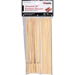 Bamboo Skewers Asst 10inch - Ea