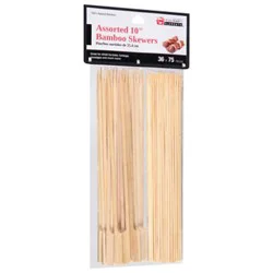 Bamboo Skewers Asst 10inch - Ea