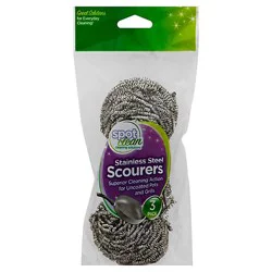 Ss Scourers 3pk - Ea