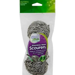 Ss Scourers 3pk - Ea
