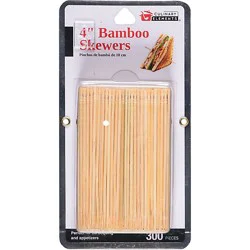 4in Bamboo Skewers 300ct - Ea
