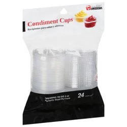 Condiment Cups 24pk - Ea