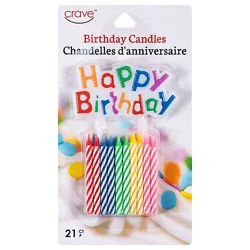 Birthday & Spiral Candles - Ea