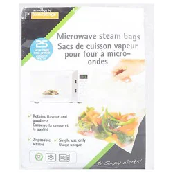 Microwave Steam Bags - Ea