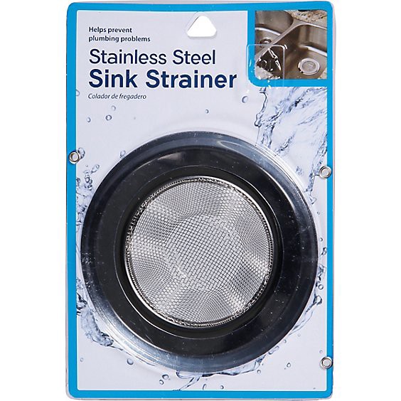 slide 1 of 1, Stainless Steel Sink Strainer - Ea, 1 ct