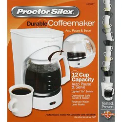 Proctor Silex 12 Cup Auto Pause And Serve Coffeemaker - Ea