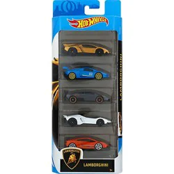 Hot Wheels Lamborghini Car Pack - 5 Count