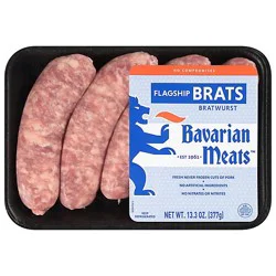 Bavarian Flagship Bratwurst Link - 13.3 Oz