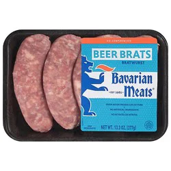 Isernos Sausage Bavarian Beer Bratwurst Link - 13.3 Oz
