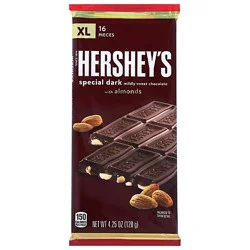 Hersheys Special Dark Chocolate With Almonds Extra Large Bar - 4.25 Oz
