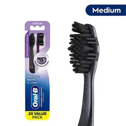 Oral B Tb Charcoal Med - 2 Ct