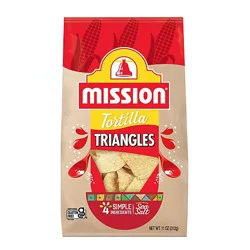 Mission Triangles White Corn Tortilla Chips - 11 Oz